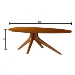 Rosemary 33.85 in. Amber Standard Circular 100% Bamboo Coffe Table by Greenington -Greenington Shop amber greenington coffee tables gct001am fa 1000