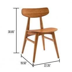 Cassia Amber 100% Bamboo Dining Chair (Set of 2) by Greenington -Greenington Shop amber greenington dining chairs gca001am 76 1000