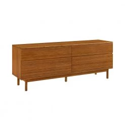 Ventura 4-Drawer Amber Dresser 27.95 in. x 73.5 in. x 18 in. by Greenington -Greenington Shop amber greenington dressers gva0006am 40 1000