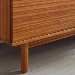 Ventura 4-Drawer Amber Dresser 27.95 in. x 73.5 in. x 18 in. by Greenington -Greenington Shop amber greenington dressers gva0006am 4f 1000