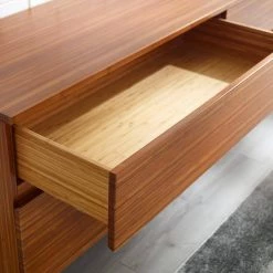 Ventura 4-Drawer Amber Dresser 27.95 in. x 73.5 in. x 18 in. by Greenington -Greenington Shop amber greenington dressers gva0006am 77 1000