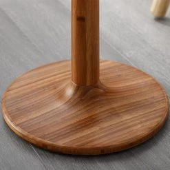 Sol 4.4 in. Amber Standard Circular 100% Bamboo End Table by Greenington -Greenington Shop amber greenington end side tables gsl0001am 1f 1000