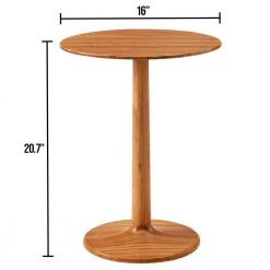Sol 4.4 in. Amber Standard Circular 100% Bamboo End Table by Greenington -Greenington Shop amber greenington end side tables gsl0001am fa 1000