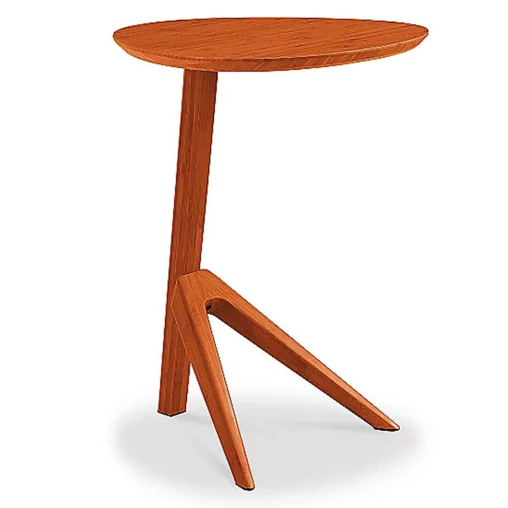 Thyme 10.58 in. Amber Standard Circular 100% Bamboo End Table by Greenington 3 Thyme 10.58 in. Amber Standard Circular 100% Bamboo End Table by Greenington