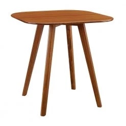 Cosmos 36 in Square Amber Bamboo Counter Height Table (Seats 2) by Greenington