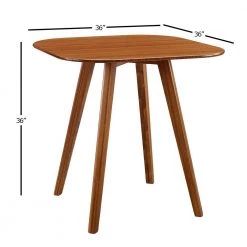 Cosmos 36 in Square Amber Bamboo Counter Height Table (Seats 2) by Greenington -Greenington Shop amber greenington kitchen dining tables gcs003am c3 1000