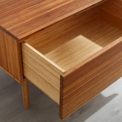 Ventura 1-Drawer Amber Nightstand 17.5 in. H x 24 in. W x 17 in. L by Greenington -Greenington Shop amber greenington nightstands gva0004am 77 1000