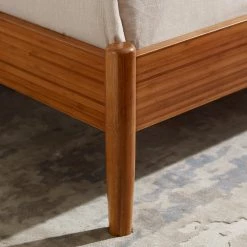 Monterey Amber Light Brown Wood Queen Platform Bed by Greenington -Greenington Shop amber greenington platform beds gmt0001am fa 1000