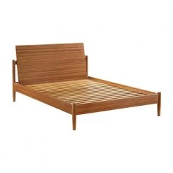 Monterey Amber Light Brown Wood King Platform Bed by Greenington