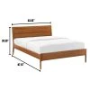 Ventura Amber Light Brown Wood Queen Platform Bed by Greenington -Greenington Shop amber greenington platform beds gva0001am 64 1000