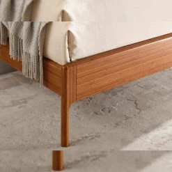 Ventura Light Brown Wood California King Bed by Greenington -Greenington Shop amber greenington platform beds gva0003am fa 1000