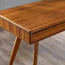 Currant 24 in. Rectangular Amber Bamboo 3-Drawer Writing Desk by Greenington -Greenington Shop amber greenington writing desks g0047am 44 1000