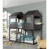 Eligia Antique Gray Full Over Full House Style Bunk Bed by Qualfurn -Greenington Shop antique gray qualfurn bunk beds ble000031e 64 1000