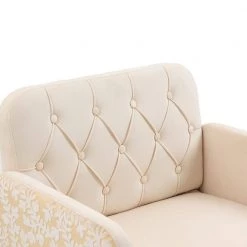 Beige Chaise Loung Chair/Accent Chair (1Piece) by VERYKE -Greenington Shop beige veryke chaise lounges db w39540936 4f 1000