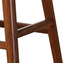 Terra 26 in. Exotic 100% Solid Bamboo Counter Stool with Molded Polyurethane Seat (Set of 2) by Greenington -Greenington Shop black bamboo greenington bar stools eco08e 44 1000