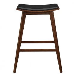 Terra 26 in. Exotic 100% Solid Bamboo Counter Stool with Molded Polyurethane Seat (Set of 2) by Greenington
