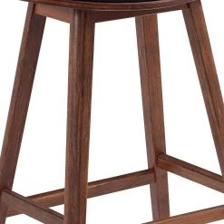 Corona 26 in. Exotic 100% Solid Bamboo Counter Stool with Top Grain Leather Upholstered Seat (Set of 2) by Greenington -Greenington Shop black bamboo greenington bar stools g0055e 1f 1000