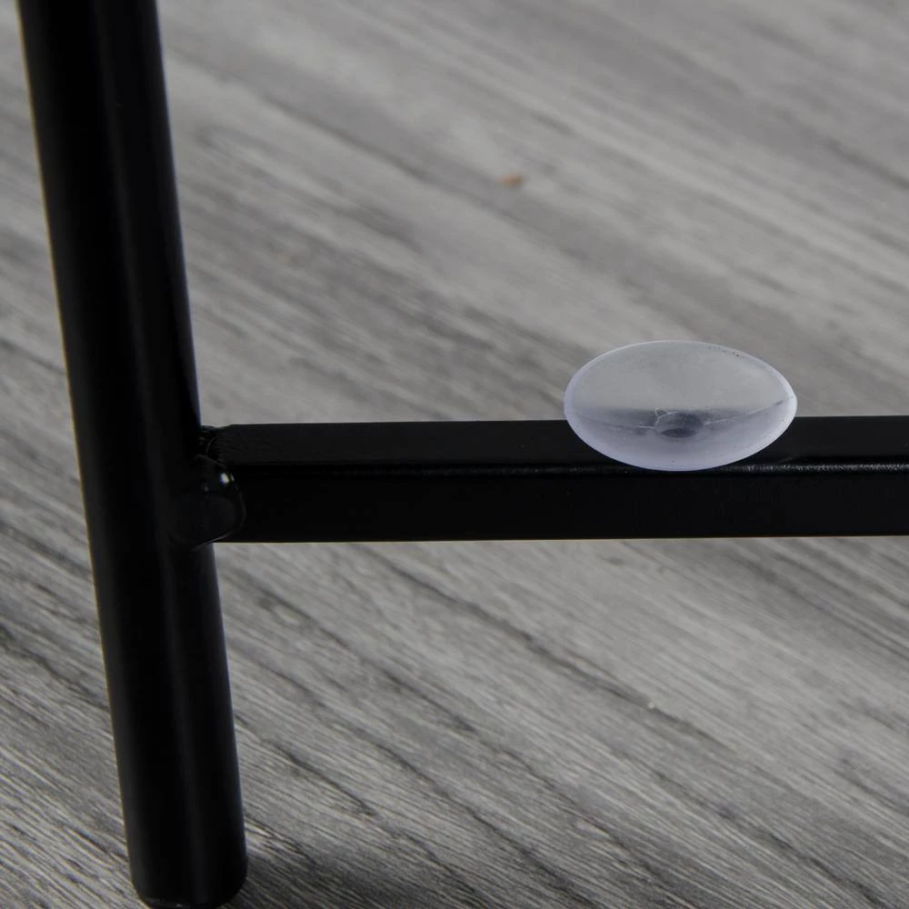 15.94 in. Black Round Metal End Table Side Table Plant Stand with Metal Frame by VERYKE 10 15.94 in. Black Round Metal End Table Side Table Plant Stand with Metal Frame by VERYKE - Image 8