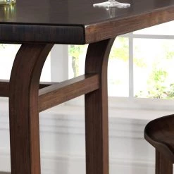 Tulip Black Walnut Counter Height Table by Greenington -Greenington Shop black walnut greenington kitchen dining tables g0019bl 1f 1000