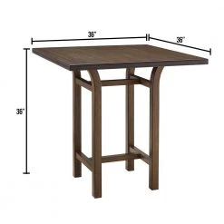 Tulip Black Walnut Counter Height Table by Greenington -Greenington Shop black walnut greenington kitchen dining tables g0019bl c3 1000