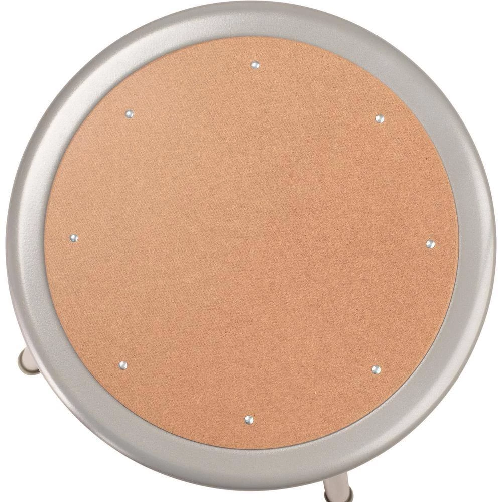 18 in. Grey Heavy-Duty Steel Stool (2-Pack) by National Public Seating 6 18 in. Grey Heavy-Duty Steel Stool (2-Pack) by National Public Seating - Image 4