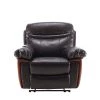 Brown PU Leather Massage Heat Recliner Chair by Qualfurn 1 Brown PU Leather Massage Heat Recliner Chair by Qualfurn -Greenington Shop brown qualfurn recliners mof035352d 64 1000