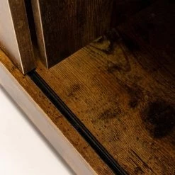 Brown Multi-functional Storage Cabinet Buffet and Sideboard with Sliding Barn Door and Adjustable Shelf by VERYKE 20 Brown Multi-functional Storage Cabinet Buffet and Sideboard with Sliding Barn Door and Adjustable Shelf by VERYKE -Greenington Shop brown veryke accent cabinets yb w118042177 76 1000