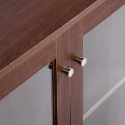 Brown Accent Storage Cabinets Sideboard with 2 Glass Door Cabinet and 3 Drawer by VERYKE 19 Brown Accent Storage Cabinets Sideboard with 2 Glass Door Cabinet and 3 Drawer by VERYKE -Greenington Shop brown veryke accent cabinets yb w131449254 fa 1000