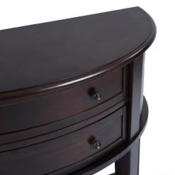 38.2 in. Brown Rectangle Wood Console Table Sideboard with Drawer Storage and Solid Wood Frame by VERYKE -Greenington Shop brown veryke console tables yb w131449314 44 1000