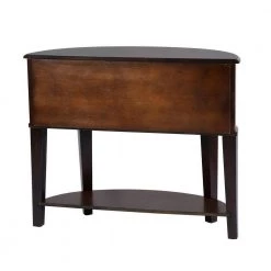 38.2 in. Brown Rectangle Wood Console Table Sideboard with Drawer Storage and Solid Wood Frame by VERYKE -Greenington Shop brown veryke console tables yb w131449314 4f 1000
