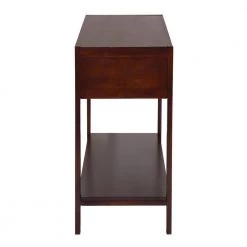 44.3 in. Brown Rectangle Wood Console Table Sideboard with Bottom Shelf and 2-Drawer by VERYKE -Greenington Shop brown veryke console tables ygx gxca0271 1f 1000