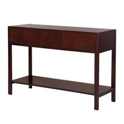 44.3 in. Brown Rectangle Wood Console Table Sideboard with Bottom Shelf and 2-Drawer by VERYKE -Greenington Shop brown veryke console tables ygx gxca0271 4f 1000