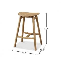 Skol Caramelized Bar Height Stool (Set of 2) by Greenington -Greenington Shop caramelized greenington bar stools gsk002ca 40 1000