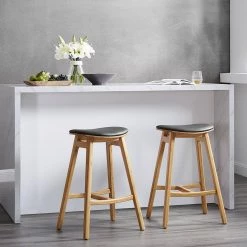 Skol Caramelized Bar Height Stool With Leather Seat (Set of 2) by Greenington 19 Skol Caramelized Bar Height Stool With Leather Seat (Set of 2) by Greenington -Greenington Shop caramelized greenington bar stools gsk004ca 31 1000