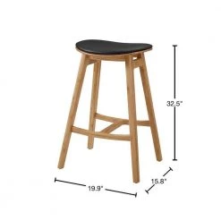 Skol Caramelized Bar Height Stool With Leather Seat (Set of 2) by Greenington 13 Skol Caramelized Bar Height Stool With Leather Seat (Set of 2) by Greenington -Greenington Shop caramelized greenington bar stools gsk004ca 40 1000