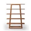Currant 61.8 in. Caramelized Bamboo 5-Shelf Ladder Bookcase by Greenington -Greenington Shop caramelized greenington bookcases bookshelves g0048ca 64 1000