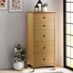 Willow 5-Drawer Caramelized 20 in. L x 28 in. W x 51 in. H by Greenington 15 Willow 5-Drawer Caramelized 20 in. L x 28 in. W x 51 in. H by Greenington -Greenington Shop caramelized greenington chest of drawers eco04ca 31 1000