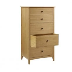 Willow 5-Drawer Caramelized 20 in. L x 28 in. W x 51 in. H by Greenington 11 Willow 5-Drawer Caramelized 20 in. L x 28 in. W x 51 in. H by Greenington -Greenington Shop caramelized greenington chest of drawers eco04ca 77 1000