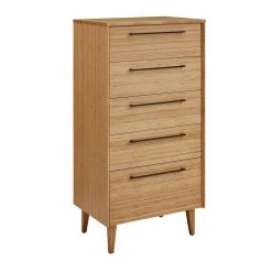 Sienna 5-Drawer Caramelized 18.6 in. L x 26.7 in.W x 53.25 in. H by Greenington -Greenington Shop caramelized greenington chest of drawers g0093ca 40 1000