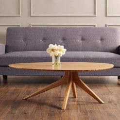 Rosemary 33.85 in. Caramelized Standard Circular 100% Bamboo Coffe Table by Greenington -Greenington Shop caramelized greenington coffee tables gct001ca 31 1000