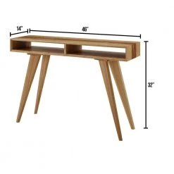 Azara 14 in. Caramelized 32 in. Rectangle Wood Console Table by Greenington -Greenington Shop caramelized greenington console tables ga0009ca fa 1000