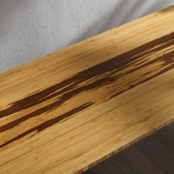 Azara Brown Caramelized Bench 17.5 in. H x 14.05 in. W x 55 in. L by Greenington -Greenington Shop caramelized greenington dining benches ga0013ca 1f 1000