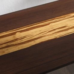 Azara Brown Finish Caramelized Bench 55 D X 14.05 W X 17.5 H by Greenington -Greenington Shop caramelized greenington dining benches ga0013sa 1f 1000