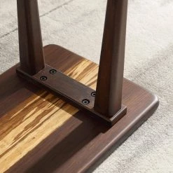 Azara Brown Finish Caramelized Bench 55 D X 14.05 W X 17.5 H by Greenington -Greenington Shop caramelized greenington dining benches ga0013sa fa 1000