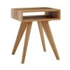 Azara 25.5 in. Caramelized Standard Square 100% Bamboo End Table by Greenington