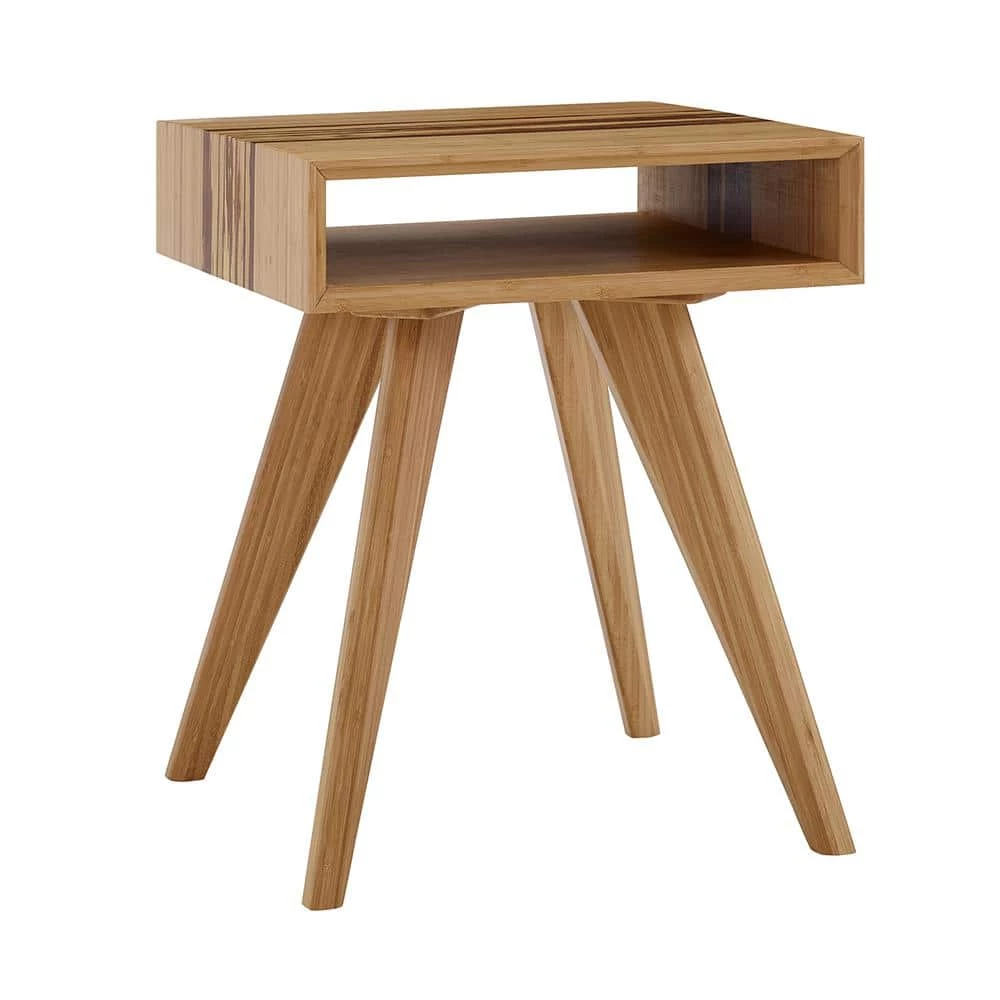 Azara 25.5 in. Caramelized Standard Square 100% Bamboo End Table by Greenington 3 Azara 25.5 in. Caramelized Standard Square 100% Bamboo End Table by Greenington