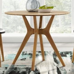 Sitka 36.06 in. Circular Caramelized 100% Bamboo (Seats 4) by Greenington -Greenington Shop caramelized greenington kitchen dining tables g0097ca 31 1000