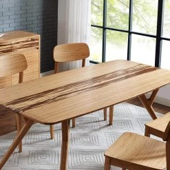 Azara 36 in. Rectangular Caramelized 100% Bamboo (Seats 4) by Greenington -Greenington Shop caramelized greenington kitchen dining tables ga0008ca fa 1000