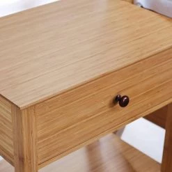 Willow 1-Drawers Caramelized Nightstand 27 in. H x 17.1 in. W x 23.6 in. L by Greenington -Greenington Shop caramelized greenington nightstands eco03ca 1f 1000