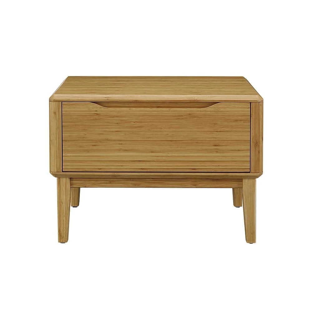 Currant 1-Drawers Caramelized Nightstand 17.7 in. H x 24 in. W x 18.05 in. L by Greenington 3 Currant 1-Drawers Caramelized Nightstand 17.7 in. H x 24 in. W x 18.05 in. L by Greenington